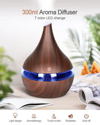 LED Essential Oil Diffuser for Calm & Cozy Vibes