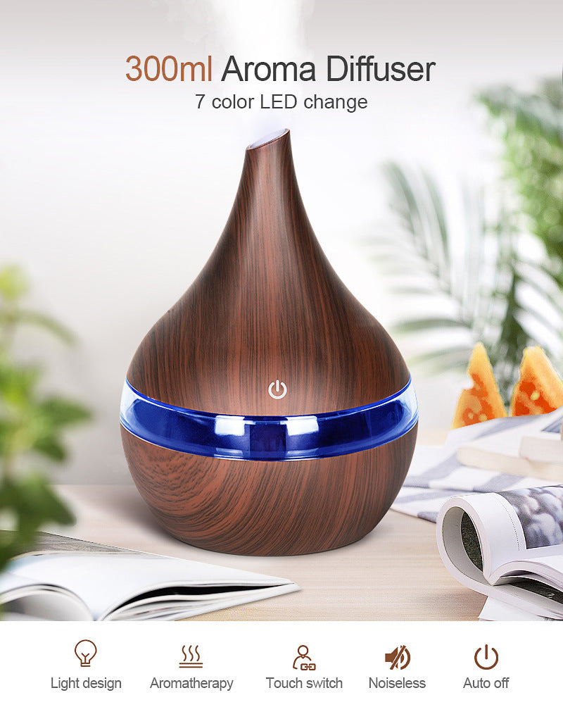 LED Essential Oil Diffuser for Calm & Cozy Vibes