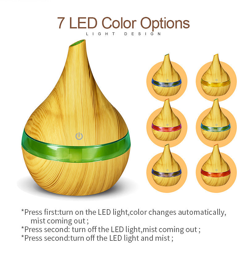 LED Essential Oil Diffuser for Calm & Cozy Vibes