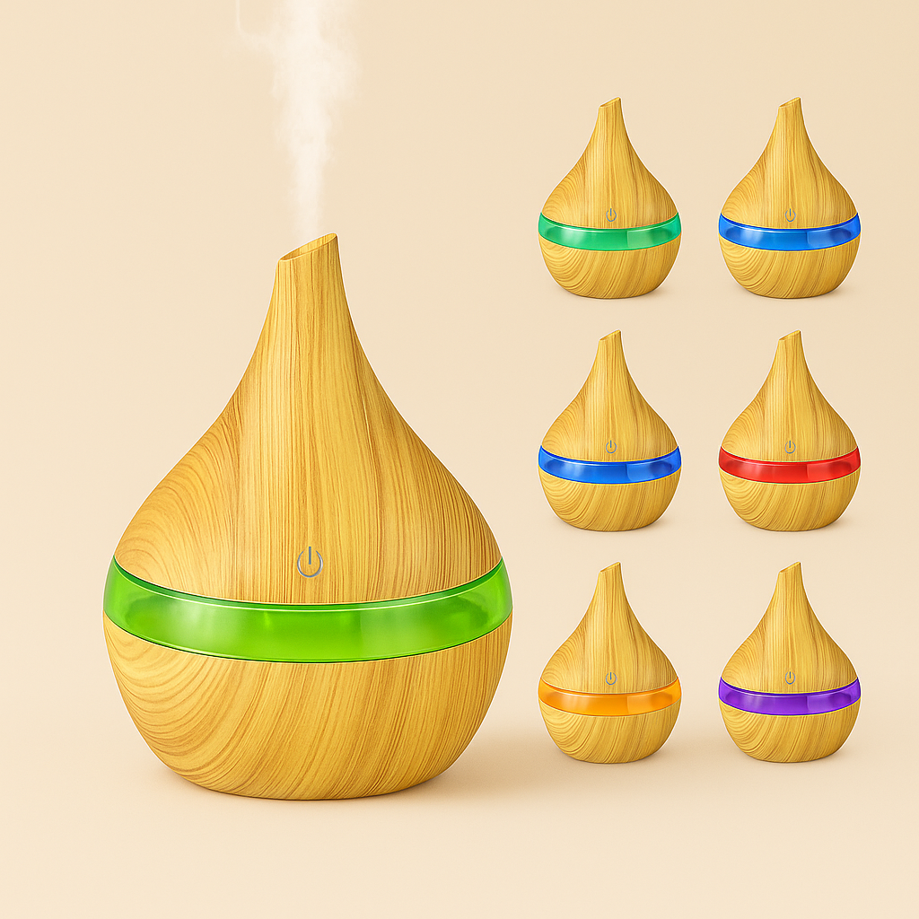 LED Essential Oil Diffuser for Calm & Cozy Vibes