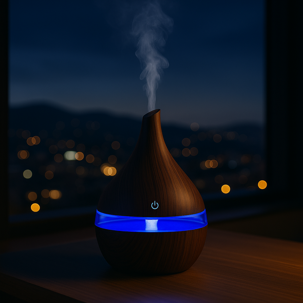 LED Essential Oil Diffuser for Calm & Cozy Vibes